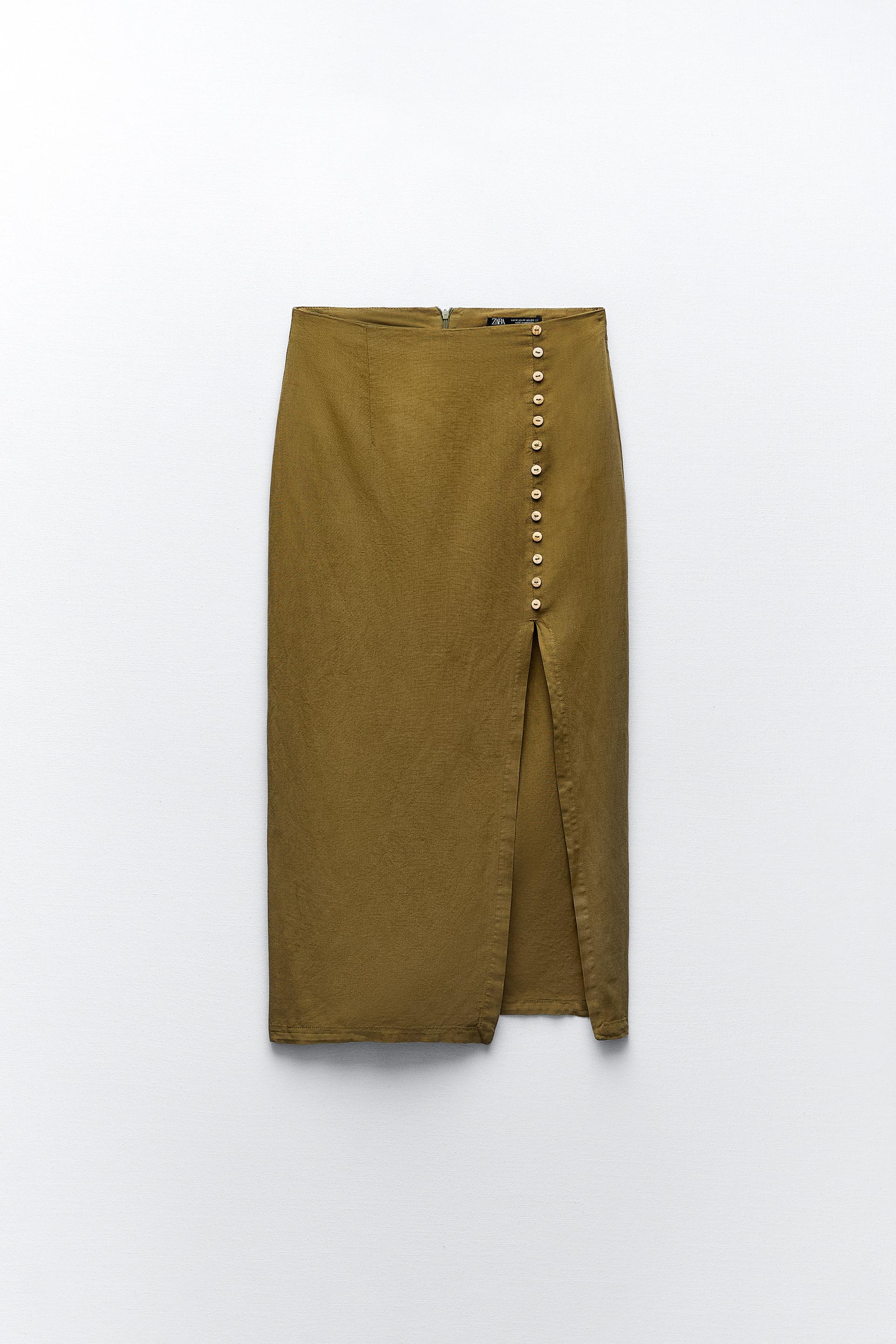 Zara Voluminous Midi Skirt