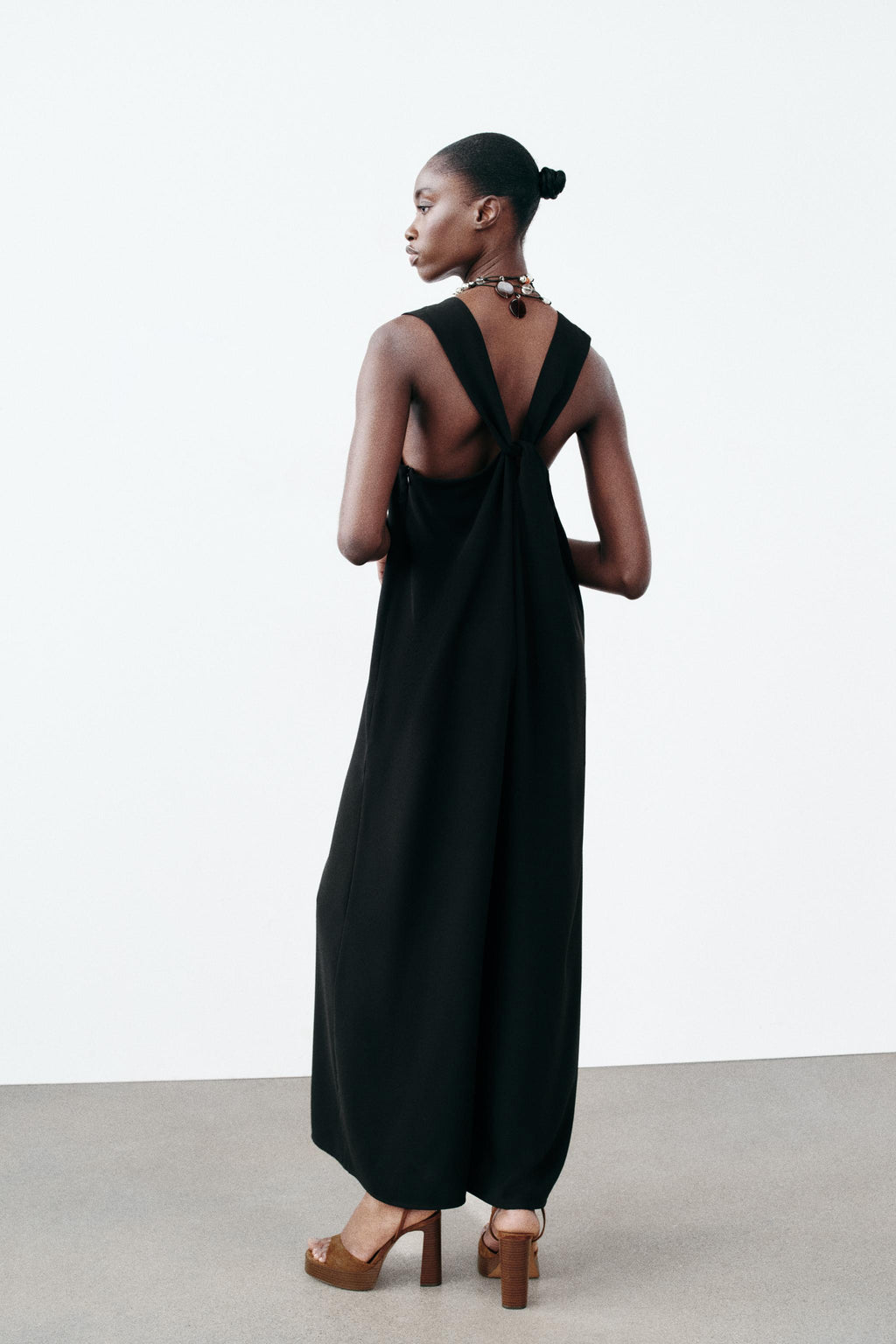 zara high neck jumpsuit