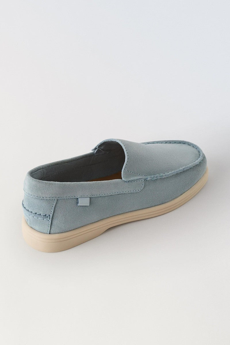 Zara suede loafers