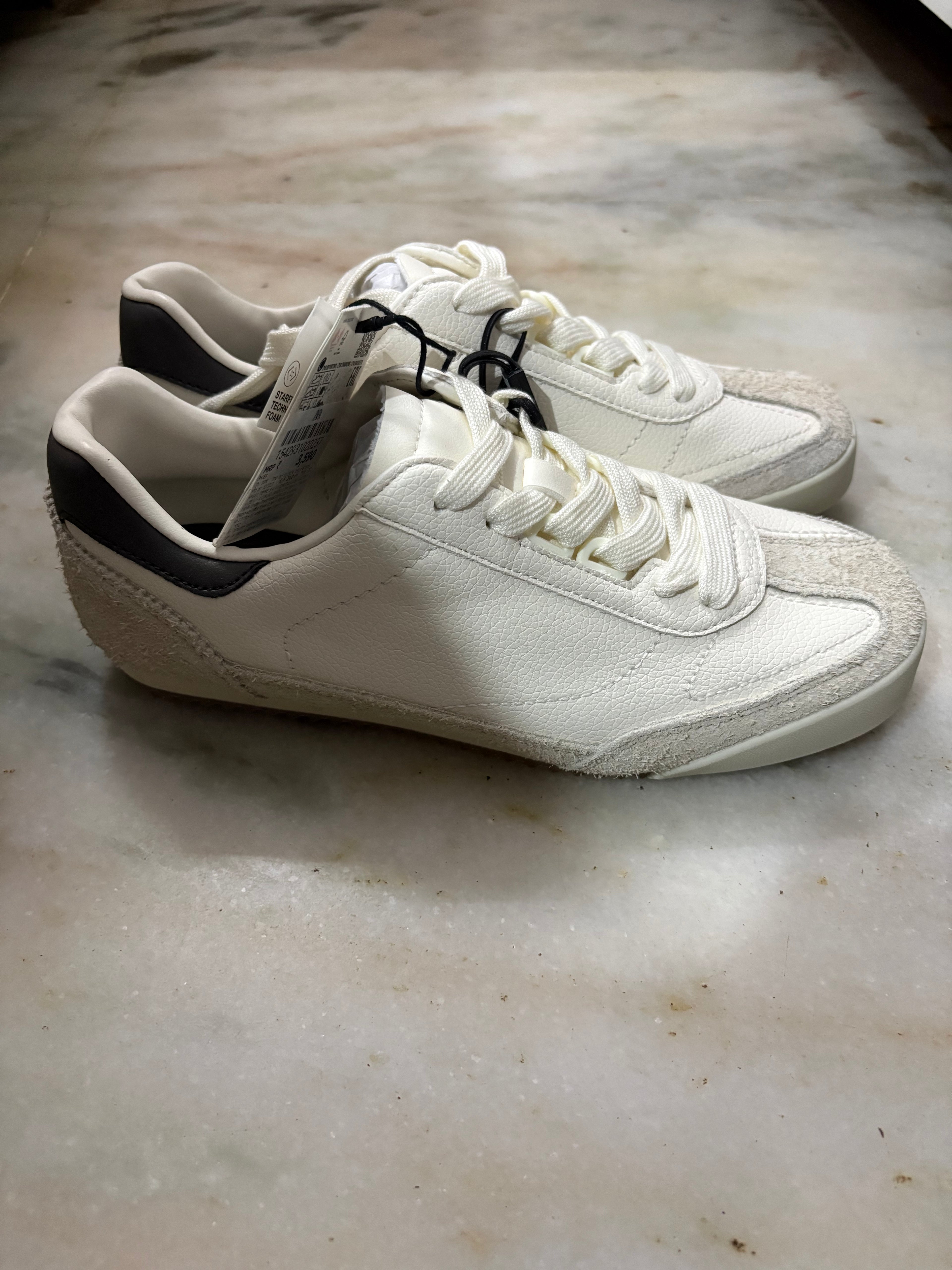 Zara white sneakers