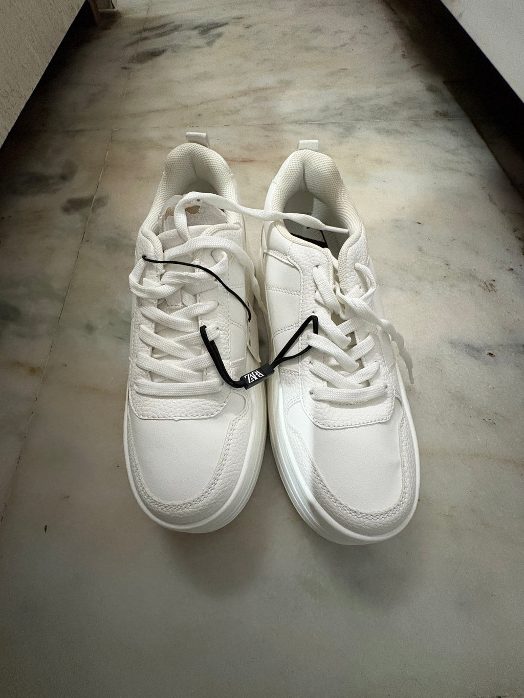 Zara white sneakers