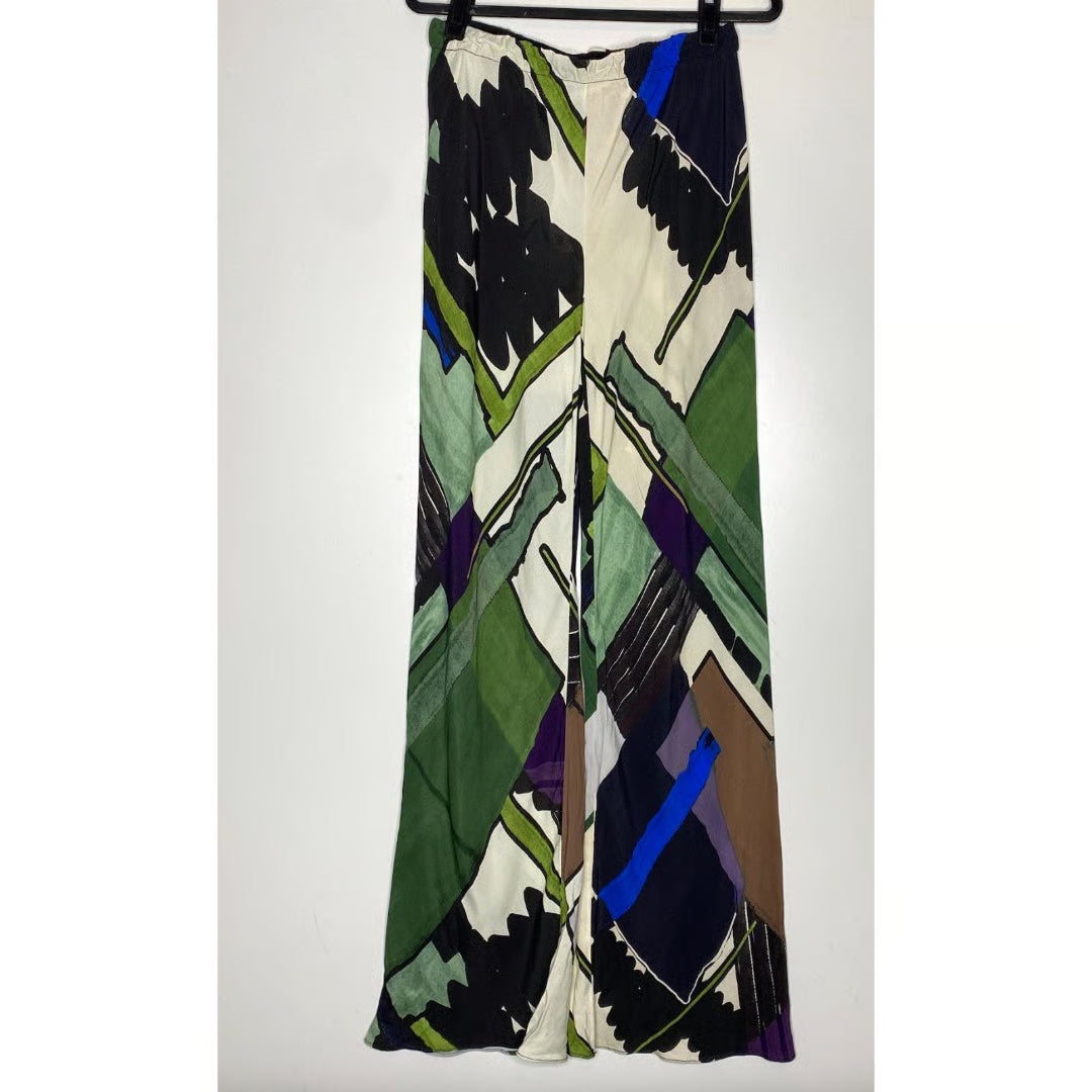 Zara Printed Flared Pants